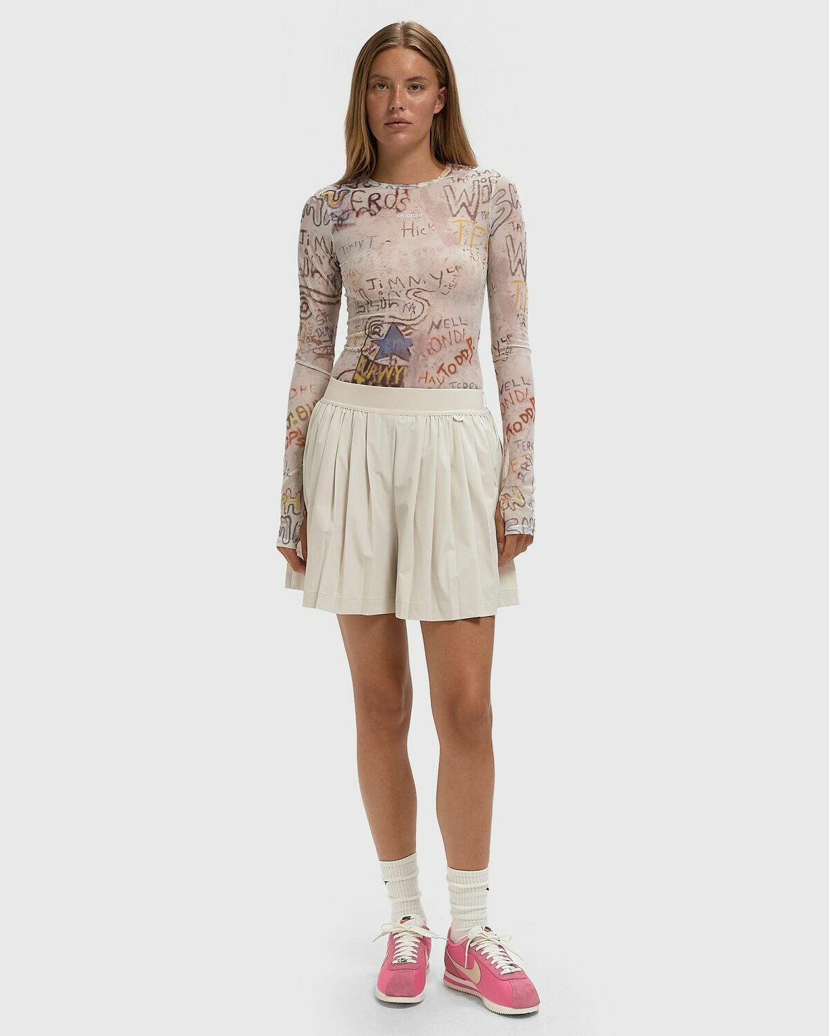 Jordan AIR JORDAN LS TOP Beige Womens Longsleefe