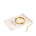 Mikia Men's Multi Trade Beads Bracelet in Yellow
