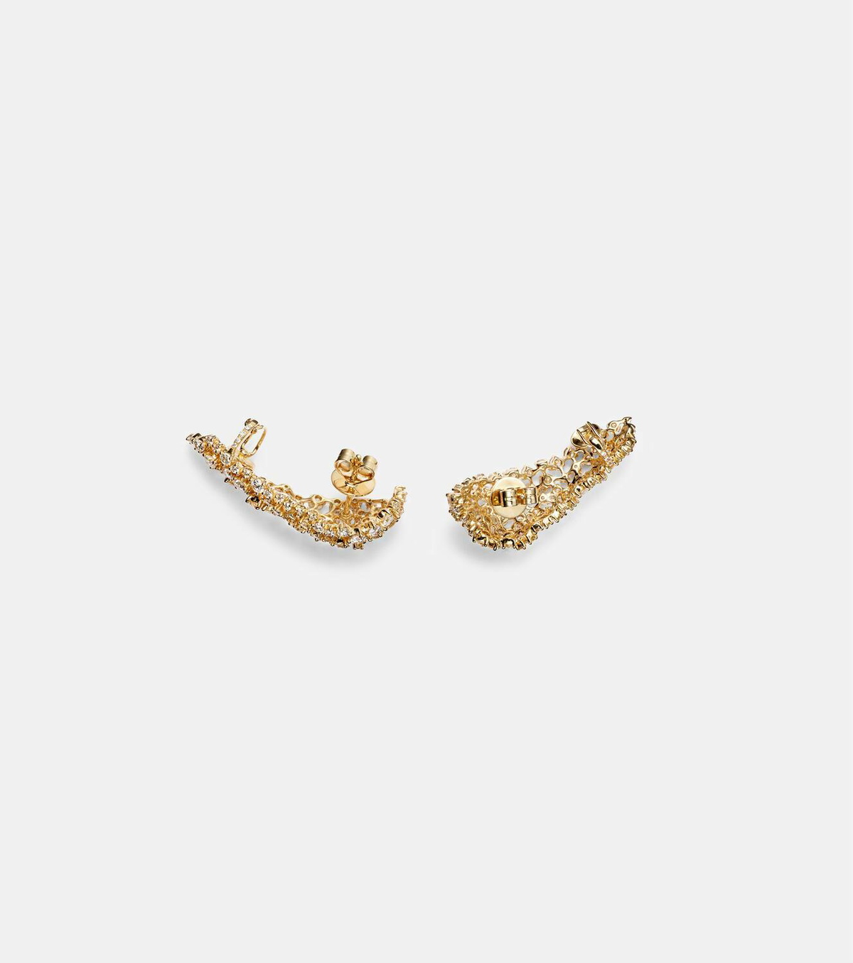 Ananya Scatter 18kt gold earrings with diamonds