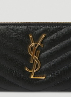 Saint Laurent Cassandre Matelassé Wallet