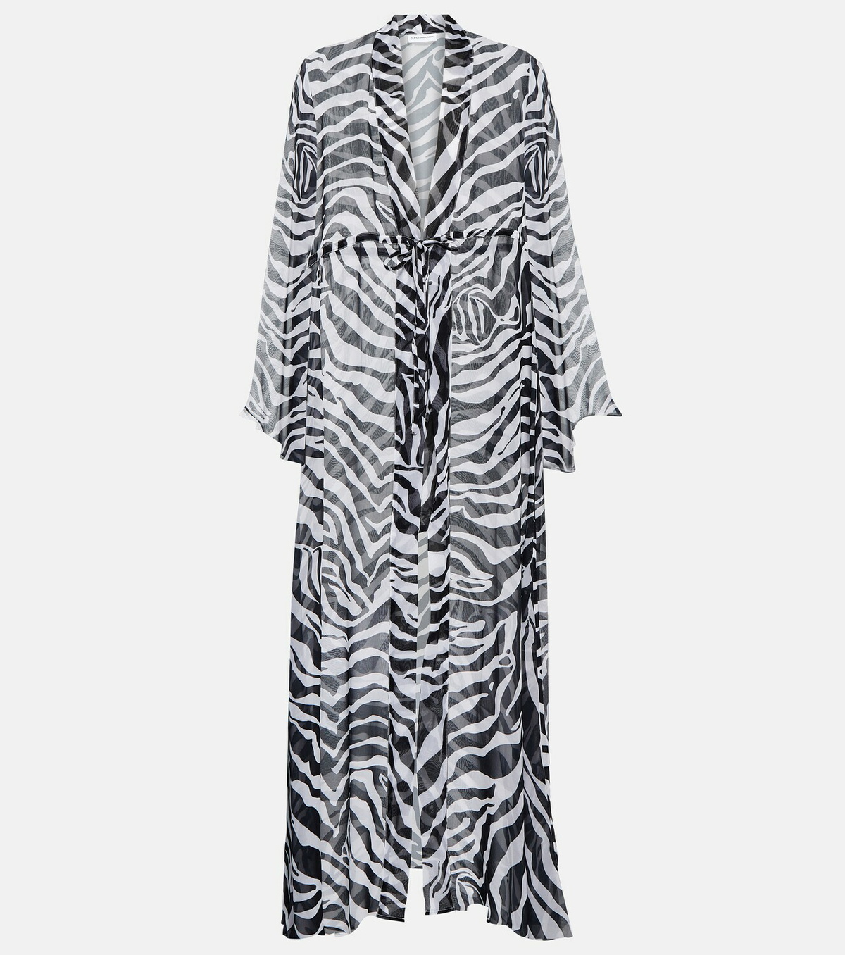 zebra beach dress La Porte Amy Dress in Neutral,White main image 1