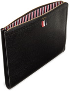 Thom Browne Black Leather Document Holder