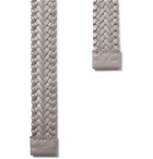 Fear of God for Ermenegildo Zegna - 4cm Braided Leather Belt - Gray