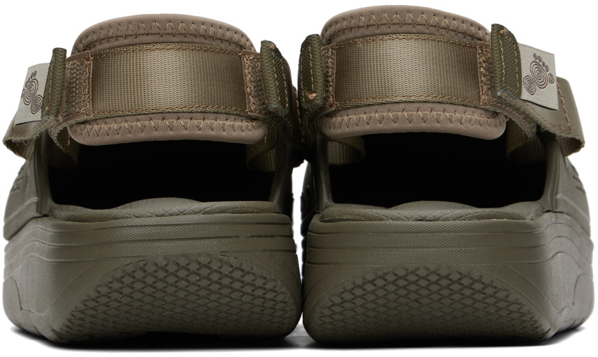 Suicoke Khaki Cappo Slippers
