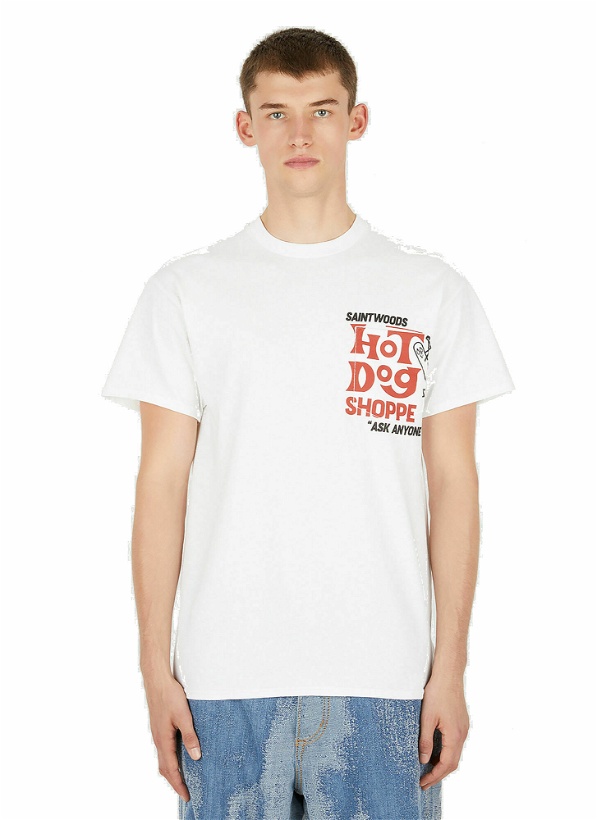 Photo: Hot Diggity Dog T-Shirt in White