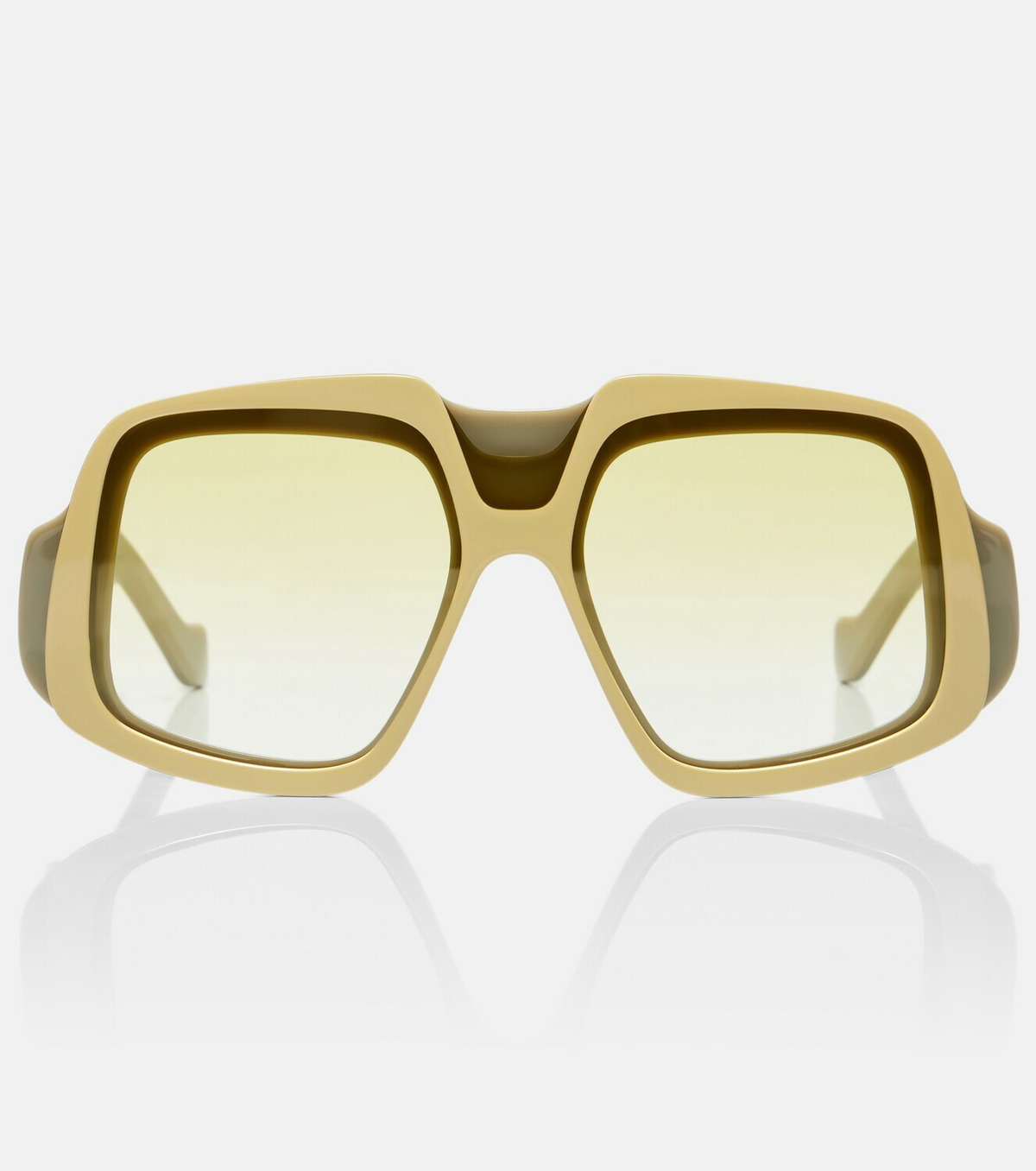 COPY - Loewe Anagram Square-Frame Acetate Sunglasses Loewe - Anagram square glasses Loewe main image 3