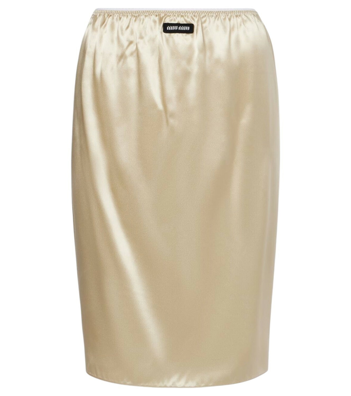 Miu Miu Longuette Skirt In Virgin Wool Miu Miu