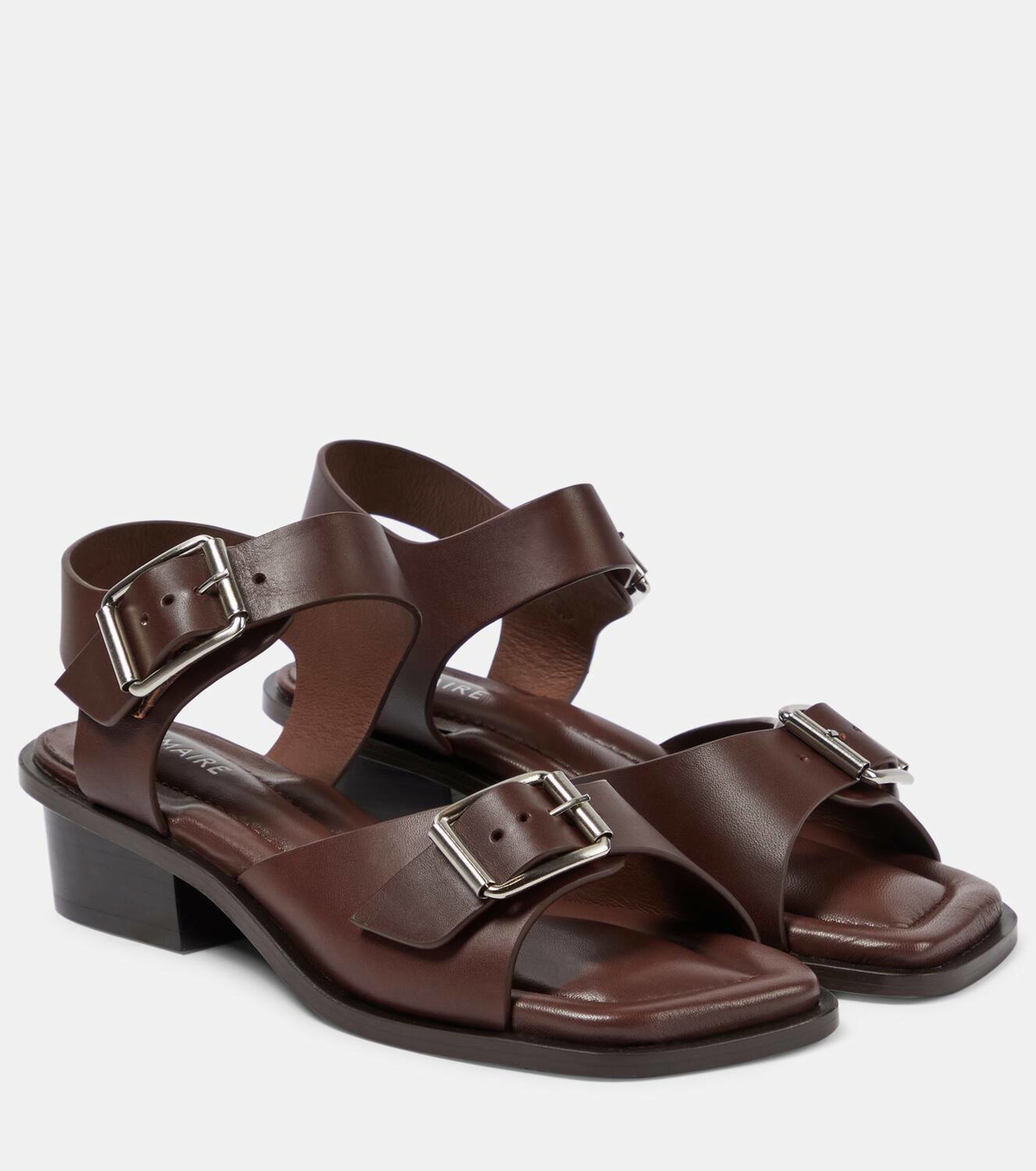 LEMAIRE Black Fisherman Sandals