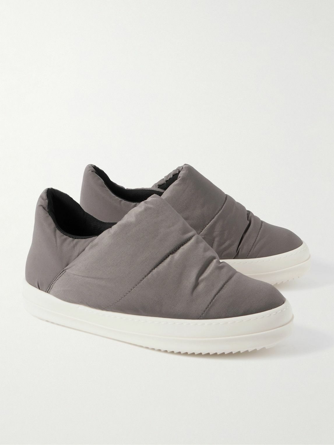 DRKSHDW by Rick Owens - Puffer Padded Quilted Faille Slip-On