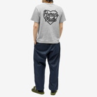 Human Made Men's Heart Badge T-Shirt in Grey