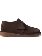 CLARKS ORIGINALS - Desert Trek Suede Desert Boots - Brown - UK 6