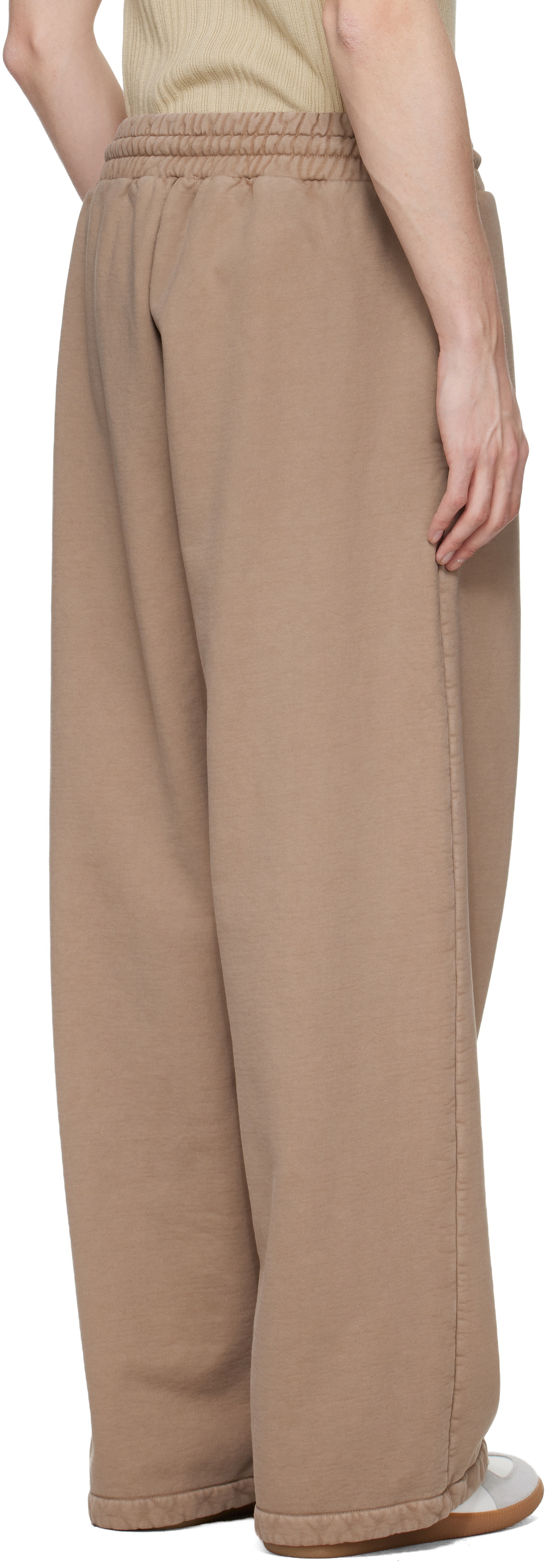 Fear of God Beige Sunfaded Wide Leg Sweatpants