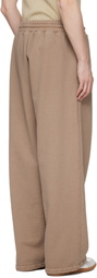 Fear of God Beige Sunfaded Wide Leg Sweatpants