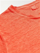 120% - Linen T-Shirt - Orange