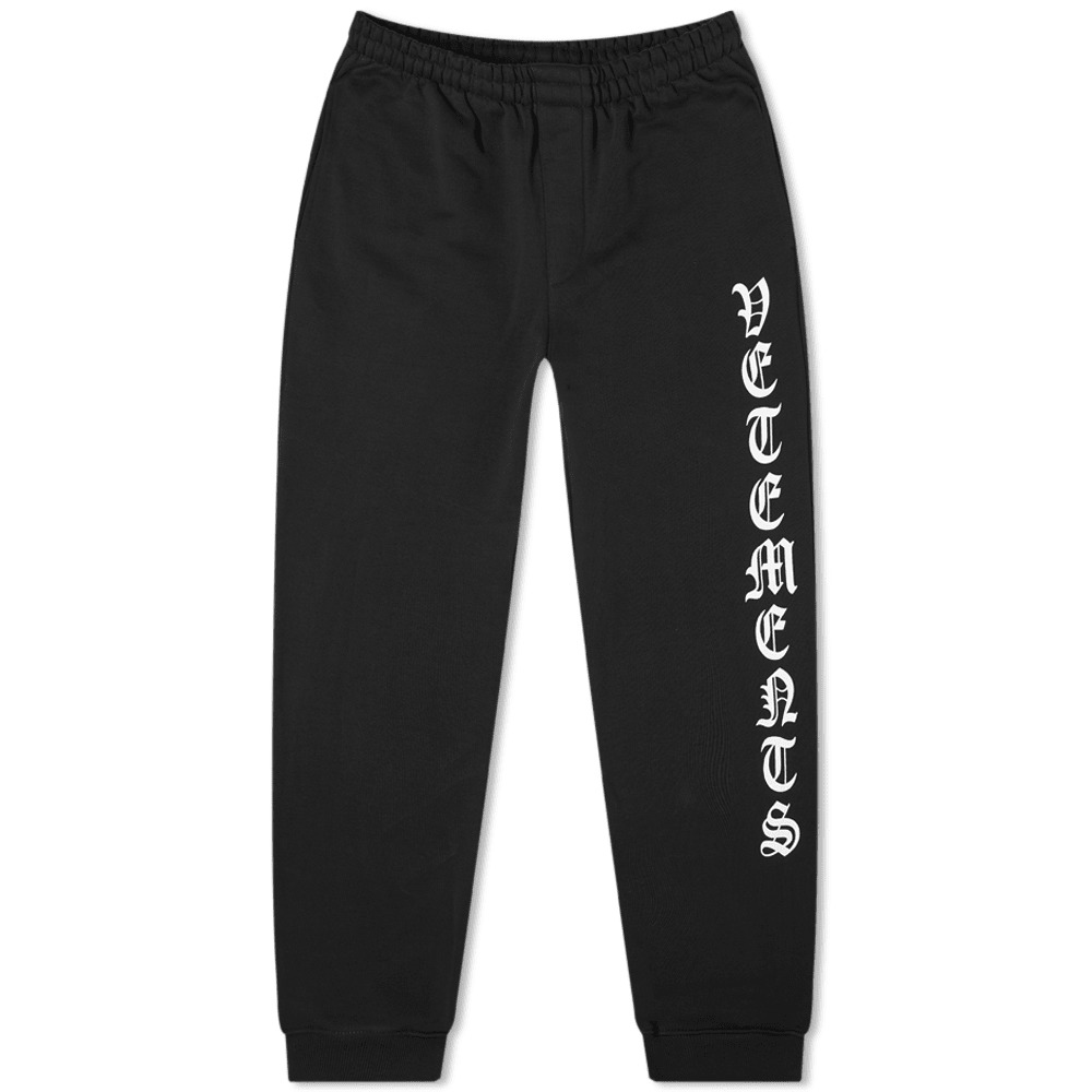 VETEMENTS Gothic Font Sweat Pant Vetements