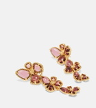 Zimmermann Bloom Large embellished drop earrings