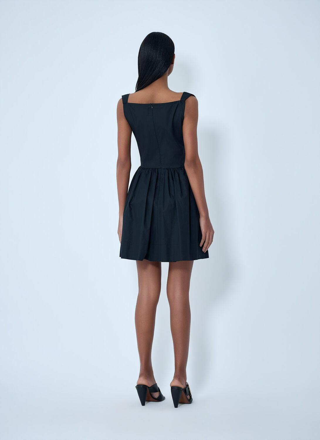 Vivienne Westwood Sculpted Neckline Gathered Mini Dress