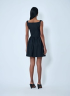 Vivienne Westwood Sculpted Neckline Gathered Mini Dress