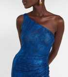 Missoni Mare Jacquard one-shoulder midi dress