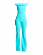 Chiara Boni La Petite Robe Womens Jumpsuit Turquoise