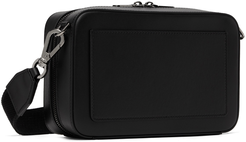 Dolce & Gabbana Black Embossed Messenger Bag Dolce & Gabbana