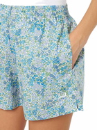 MC2 Saint Barth Woman Cotton Joanna Luise Pull Up Shorts Meave | Made With Liberty Fabric
