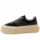 Maison Margiela Men's Oversized Sole Sneakers in Black