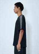 Y-3 Striped Shoulder Cotton T-Shirt
