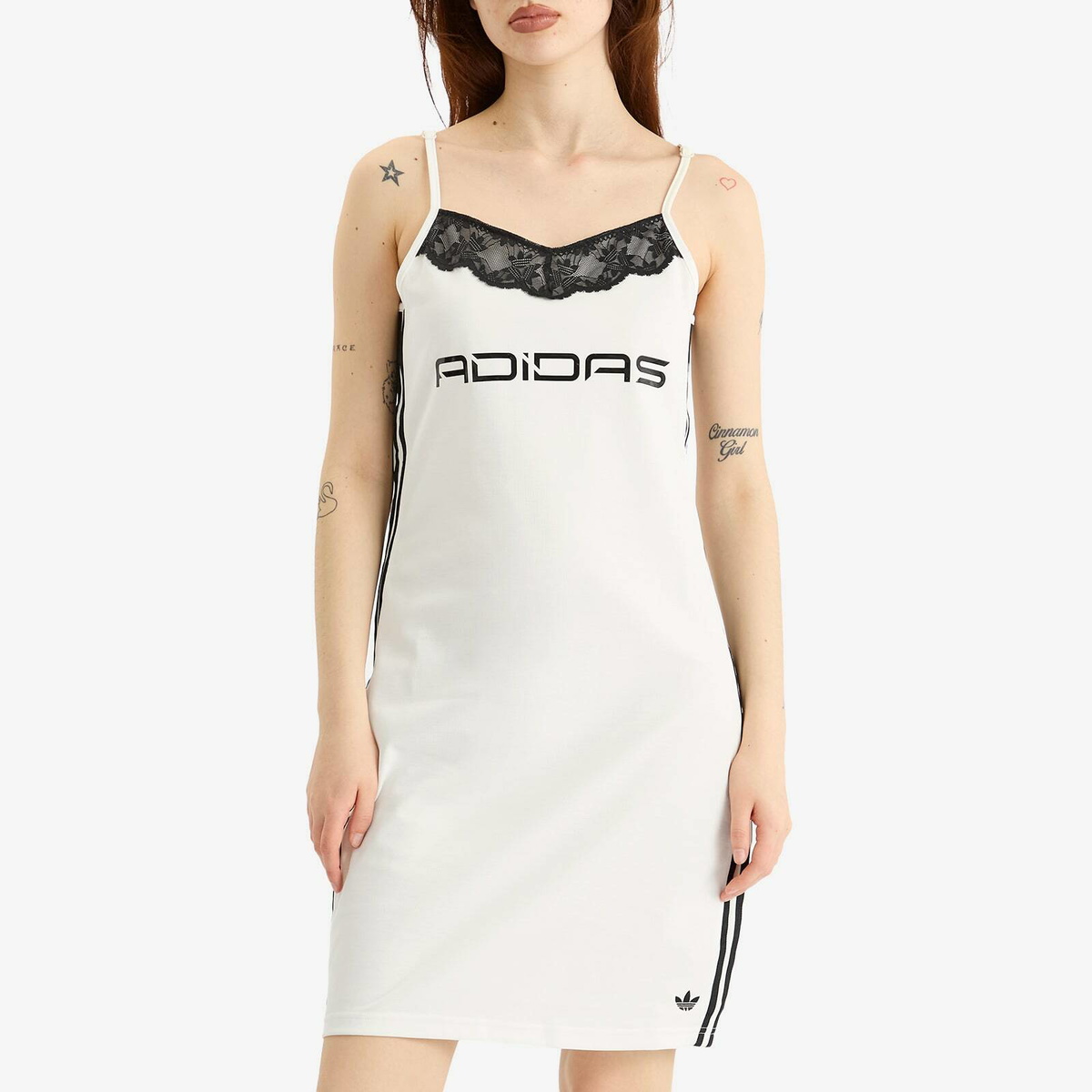 Adidas Women's Originals R3CD Dress in Cloud White/Black adidas