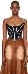 DIDU Black Reflective Corset