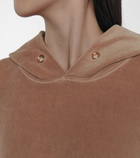 Les Tien - Velour hoodie