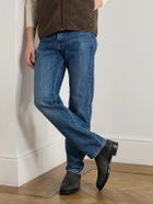Edward Green - Govan Waxed-Suede Chelsea Boots - Brown