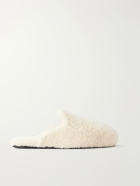 TEKLA - Shearling Slippers - White