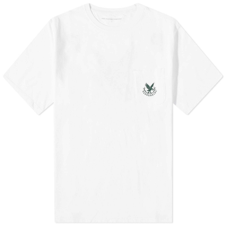 Photo: Pop Trading Company x Gleneagles by END. Logo Pocket T-Shirt in White