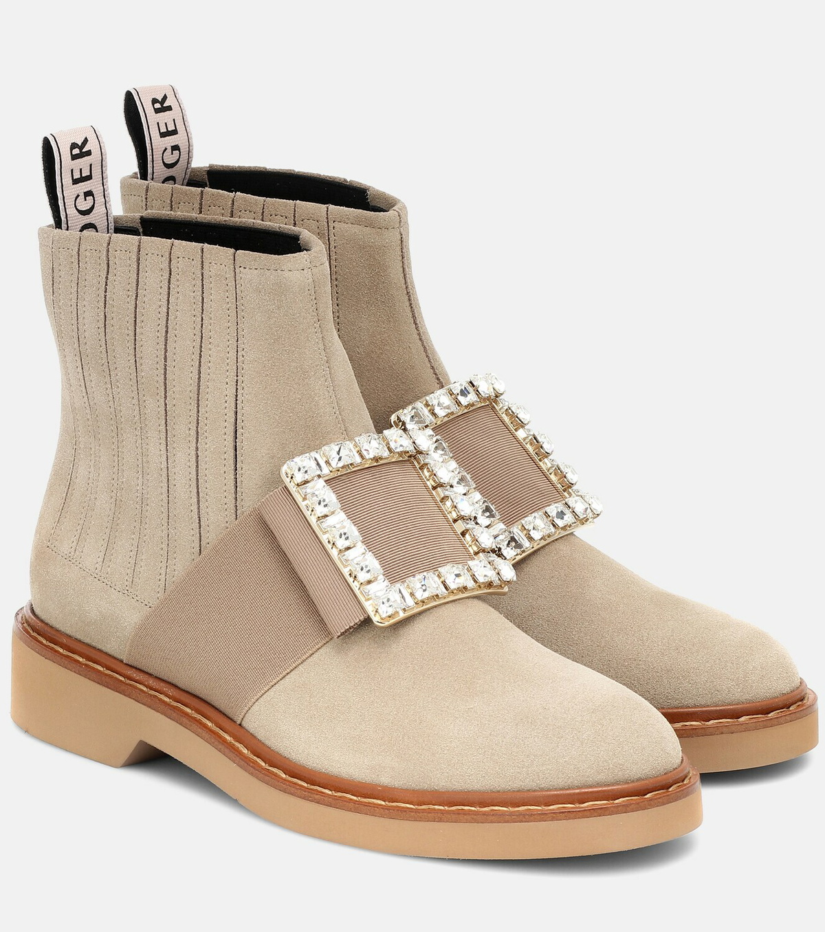 Roger vivier outlet suede boots