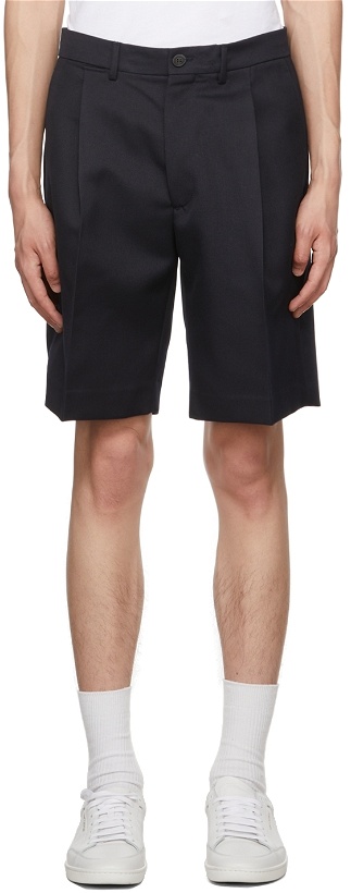Photo: Golden Goose Navy Polyester Shorts