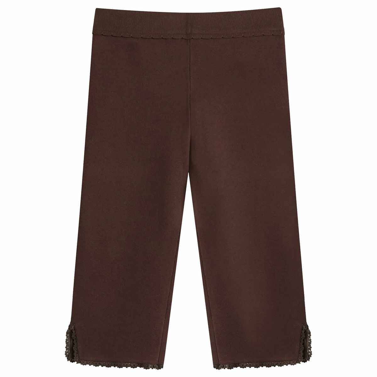 House Of Sunny Women's Classic Capri Pants in Coffee