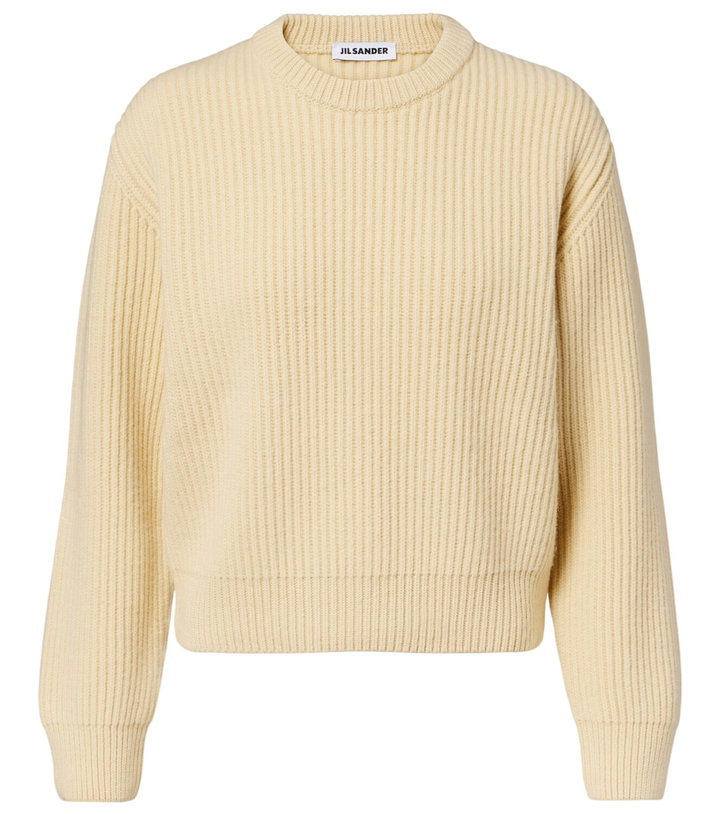 Photo: Jil Sander Ribbed-knit wool sweater