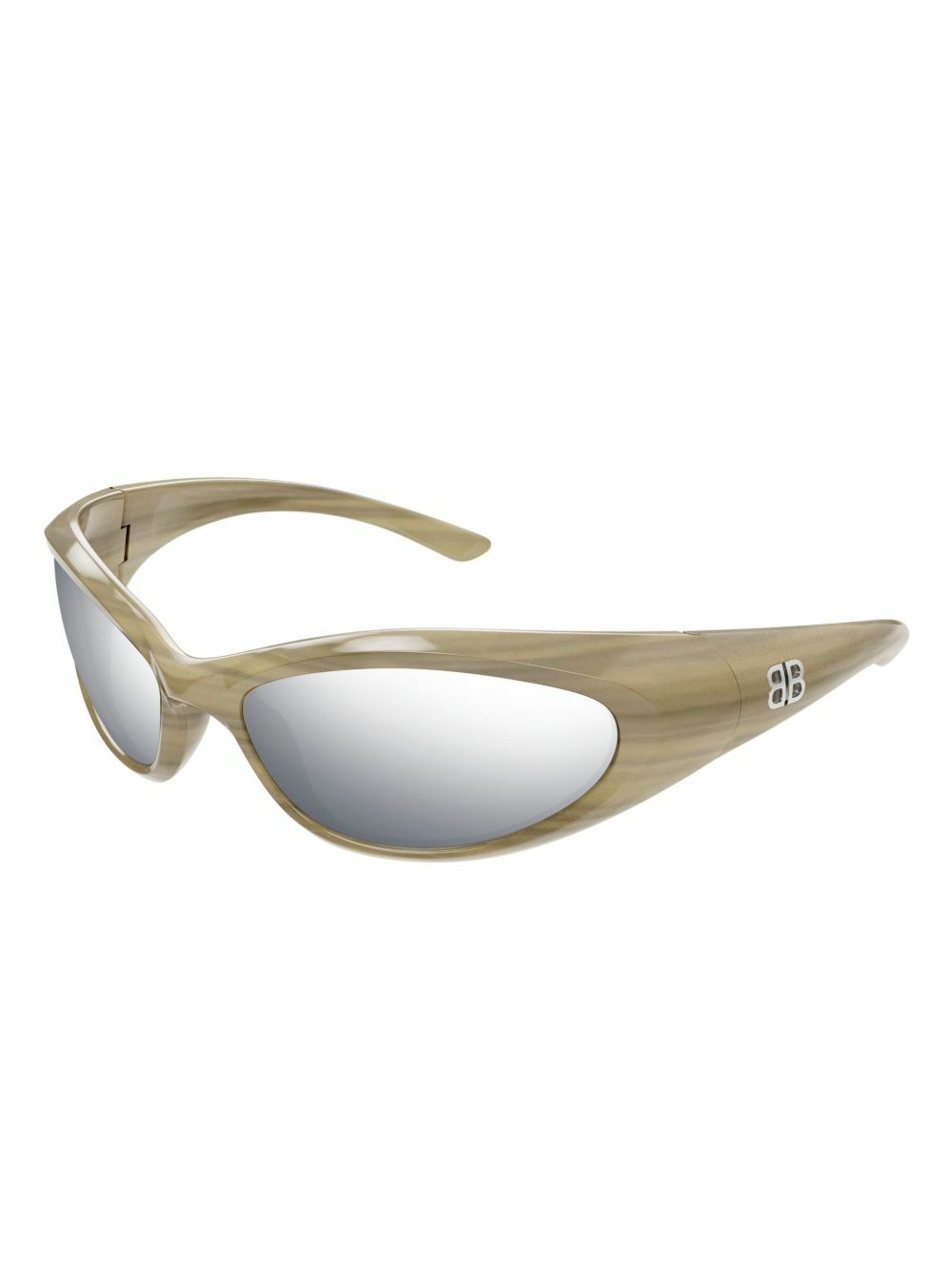 Balenciaga Eyewear Neutrals Sporty B Sunglasses