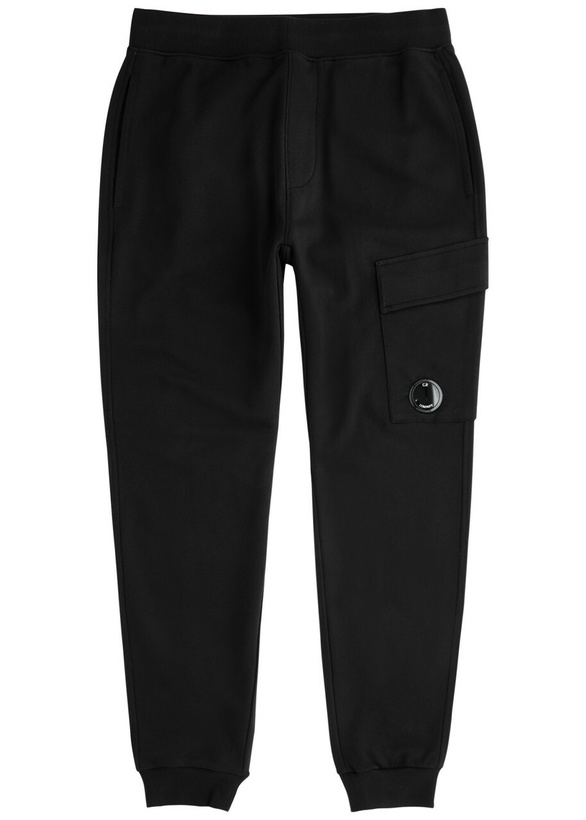 Photo: C.P. Company Lens Cotton Sweatpants Black