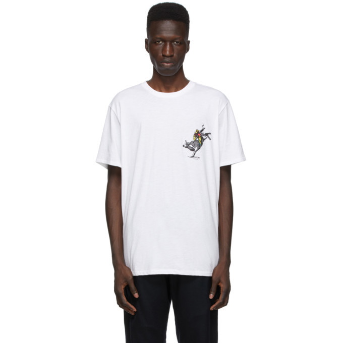 Photo: rag and bone White Comic Bull T-Shirt