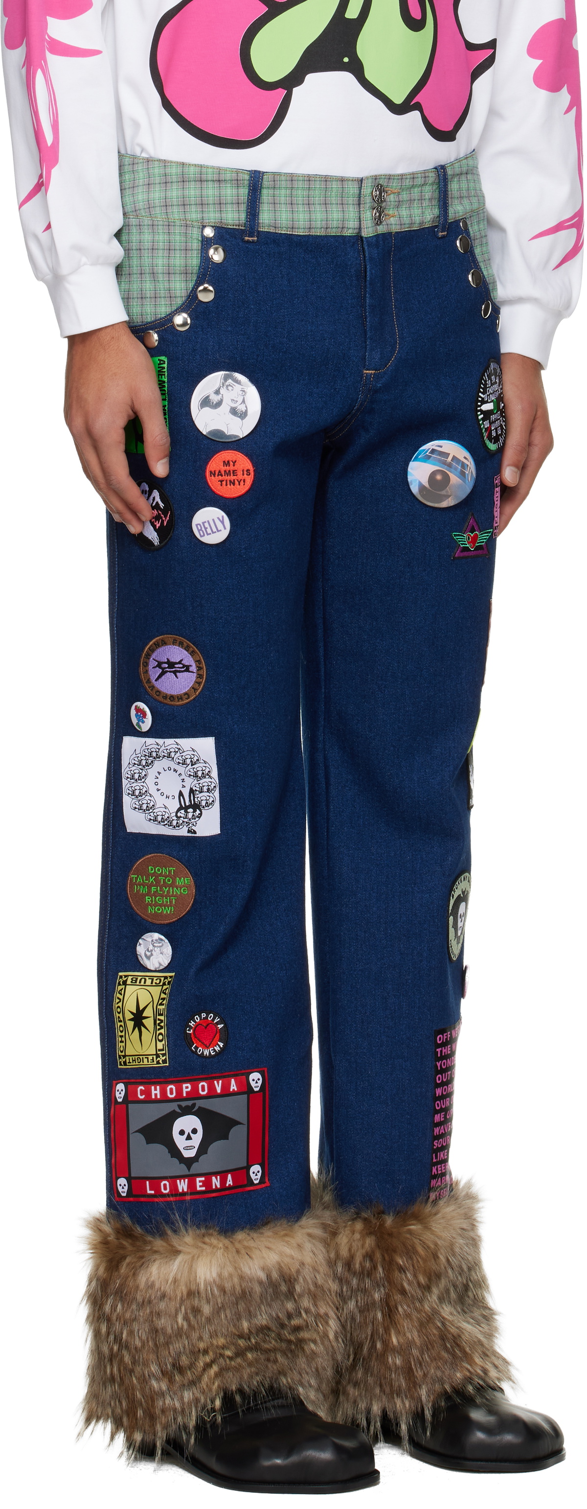 Chopova Lowena Blue Kram Jeans