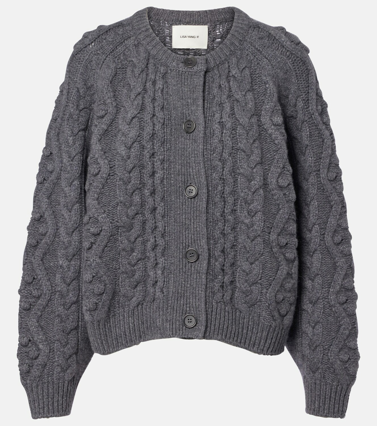 Lisa Yang Winroe cable-knit cashmere cardigan