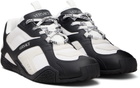 Versace Black & White Galaxia Leather Sneakers