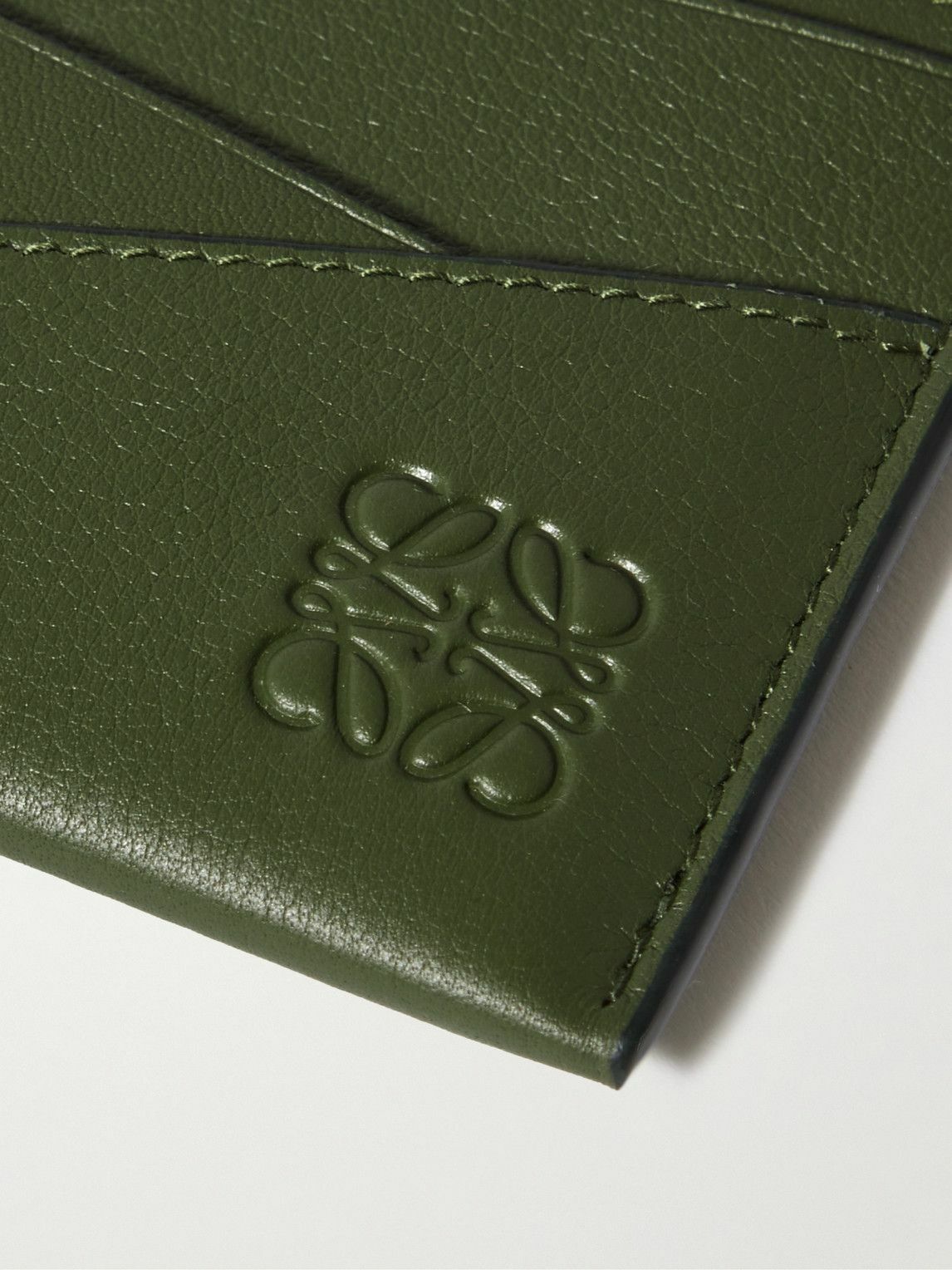 Loewe - Puzzle Logo-Debossed Leather Cardholder Loewe