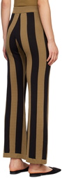 Silk Laundry Tan & Black Stripe Lounge Pants