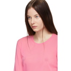 Anton Belinskiy Pink Mesh Long Sleeve T-Shirt