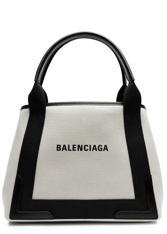 Photo: Balenciaga Cabas Small Canvas Tote, Canvas Bag, Natural - One Size