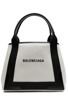 Balenciaga Cabas Small Canvas Tote, Canvas Bag, Natural - One Size