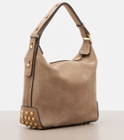 Tod's Sacca Mini suede shoulder bag